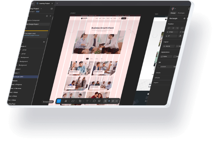 Website UI UX design wireframe and user flow mapping example