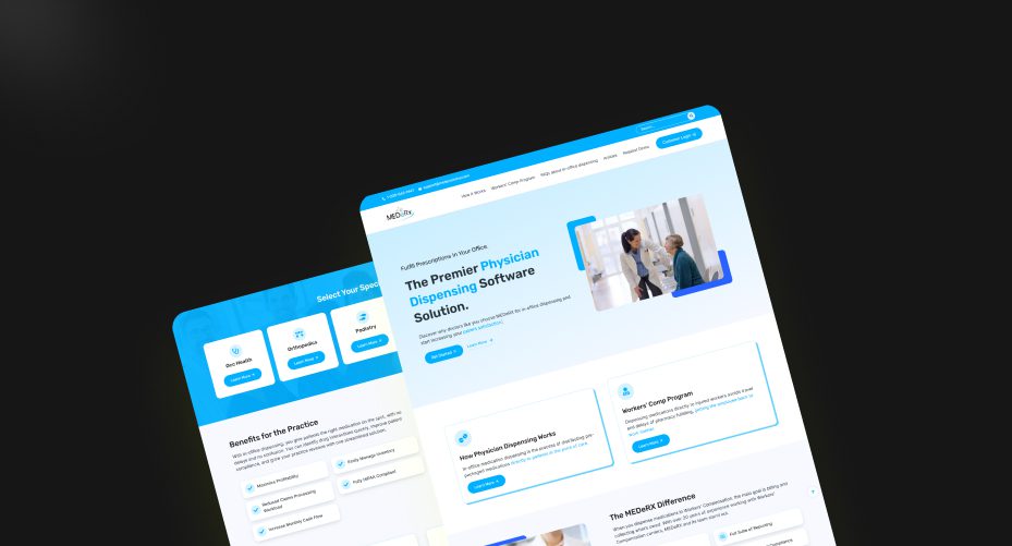 Homepage design for Clinic SaaS Website by Righteousoft
