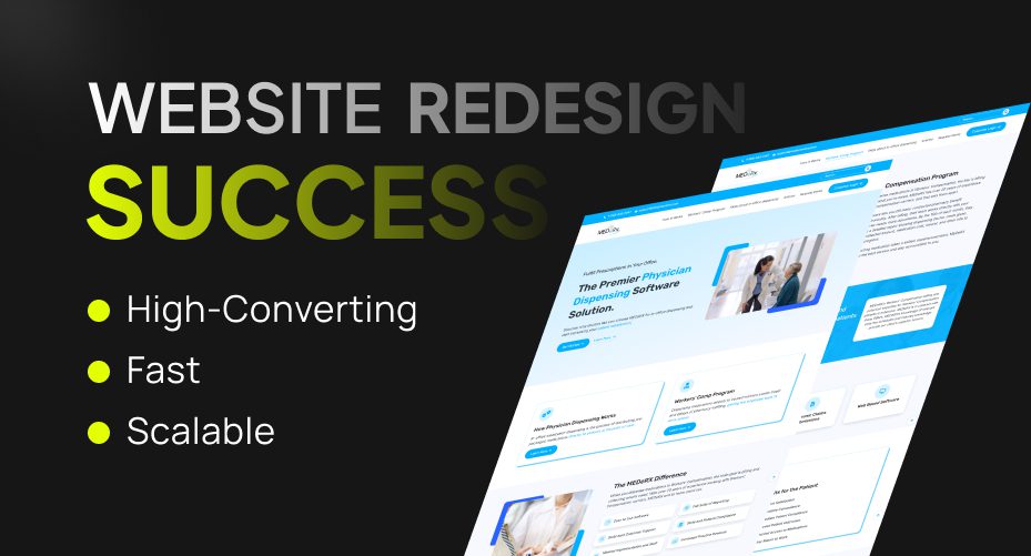 Mederxonline a Saas website redesigned by RighteouSoft
